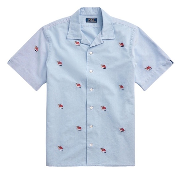 Polo Ralph Lauren Other - Sold Polo by Ralph Lauren | Classic Fit Flag Oxford Camp Shirt NWT 2XB